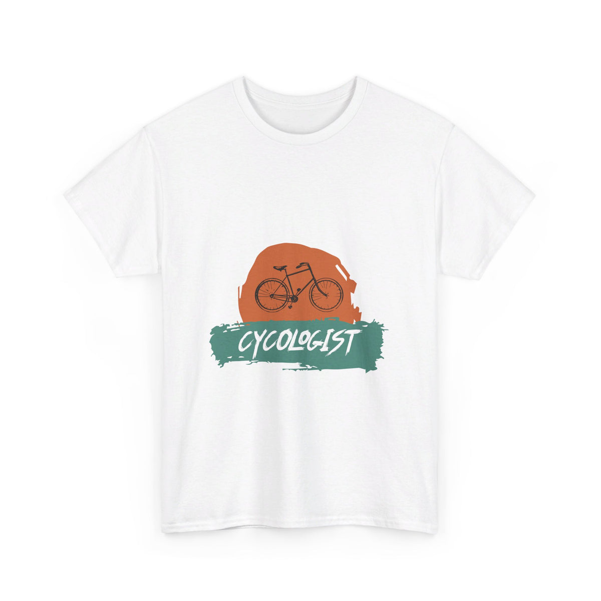 Cycologist T-Shirt in White colour