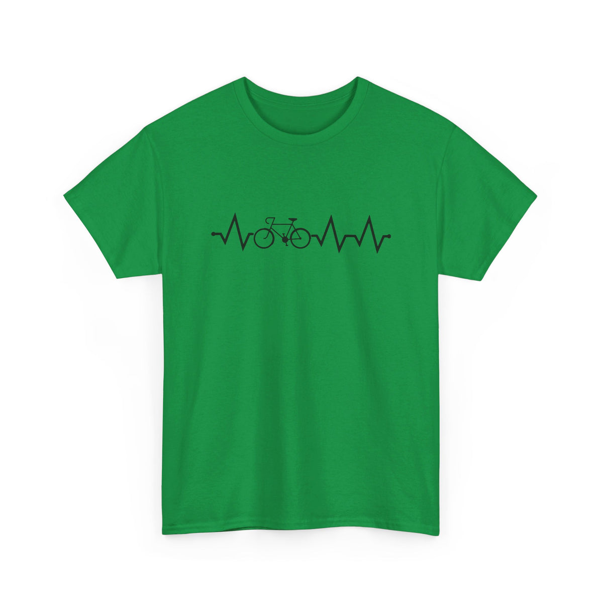 Heartbeat T-Shirt in Irish Green colour