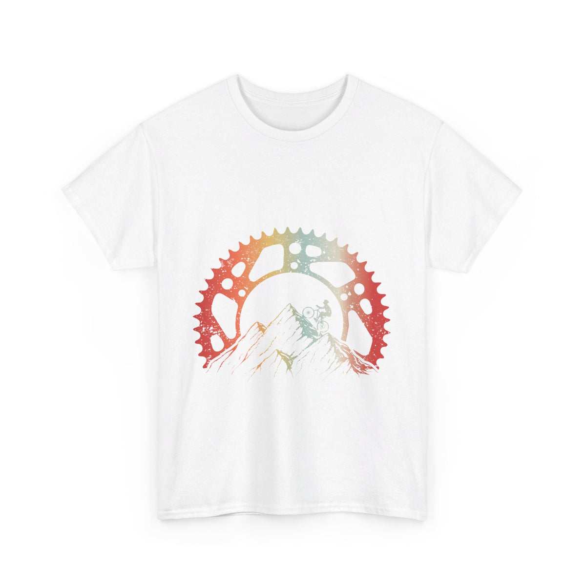 Mountain Master T-Shirt in White colour