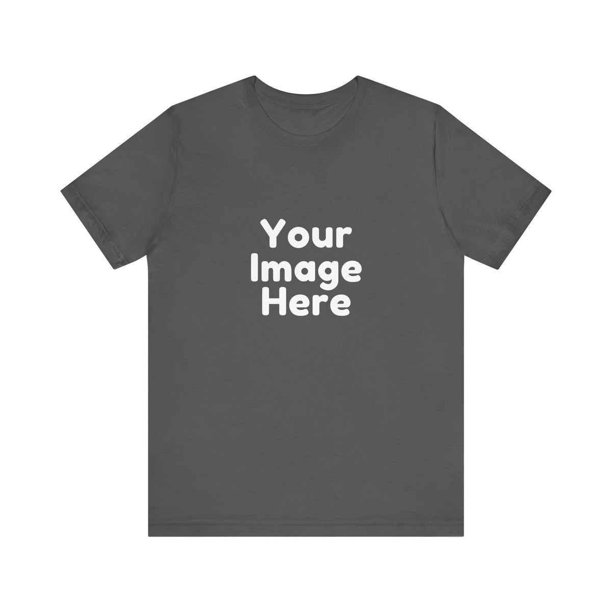 Personalised Bike Silhouette T-Shirt in Asphalt colour