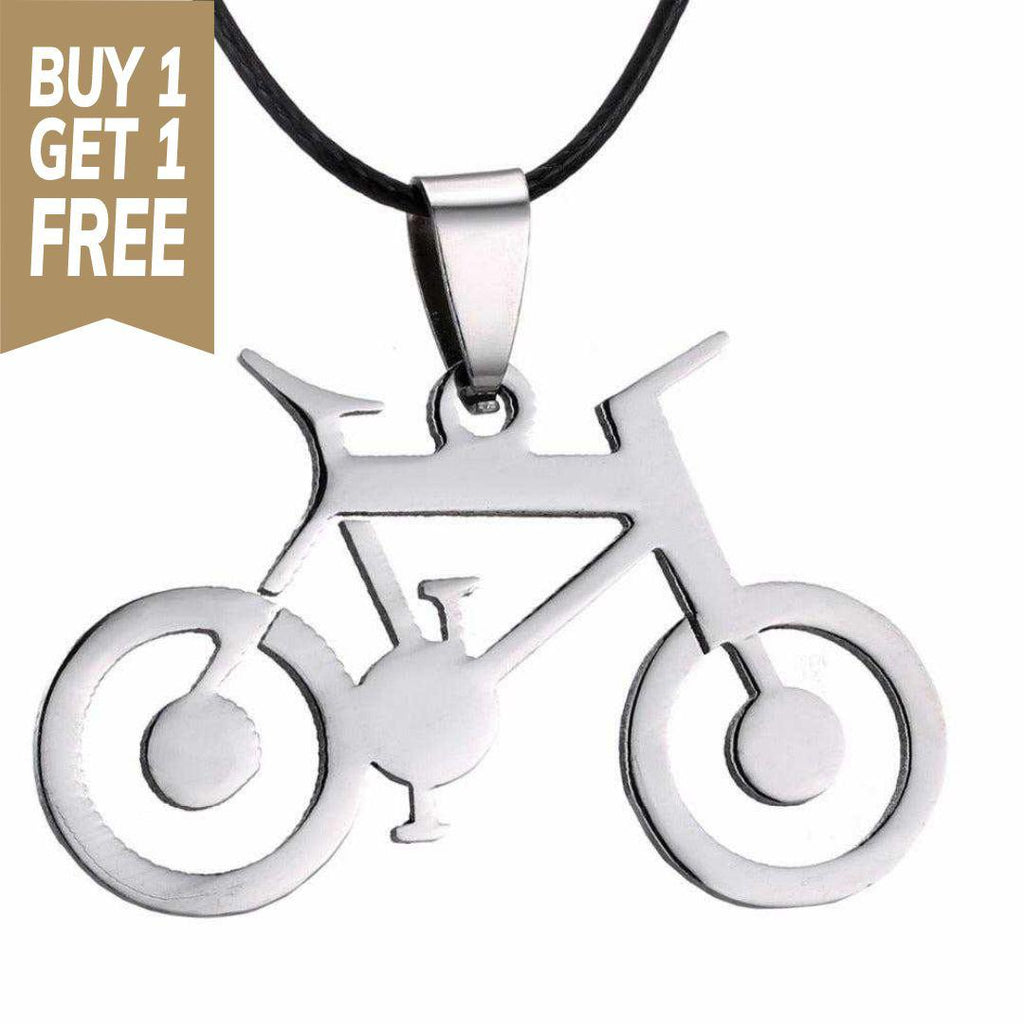 Cycolinks Bicycle Pendant Mens Necklace BOGOF - Cycolinks