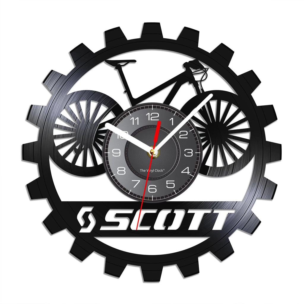 Cycolinks Custom Name MTB Vinyl Clock - Cycolinks