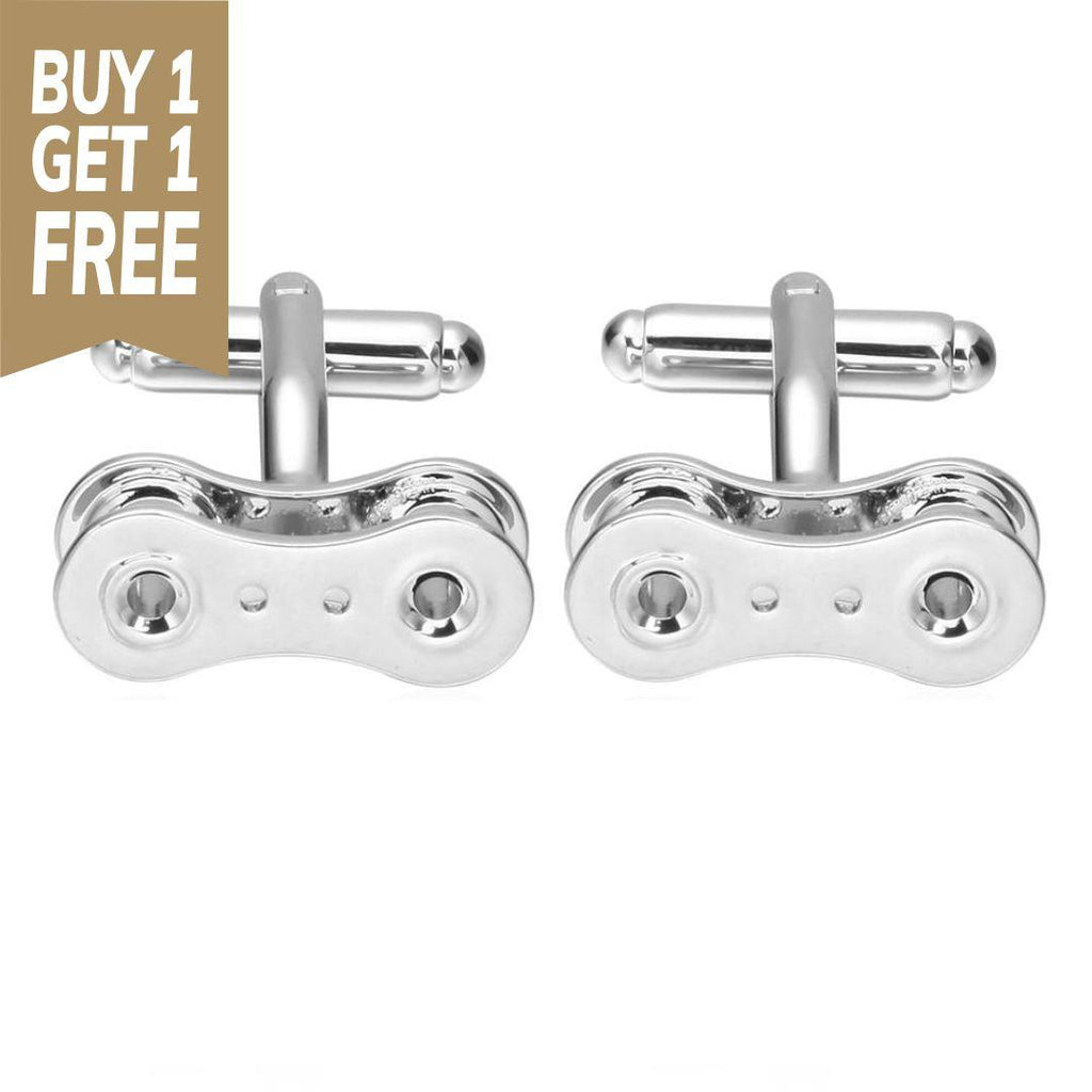 Cycolinks Bicycle Chain Link Cuff-links BOGOF - Cycolinks