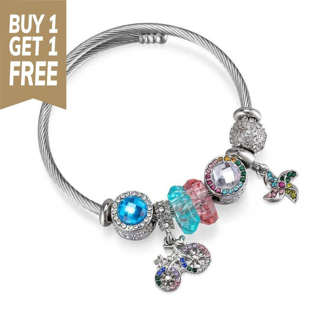 Cycolinks Bicycle Charm Personality Bracelet BOGOF - Cycolinks