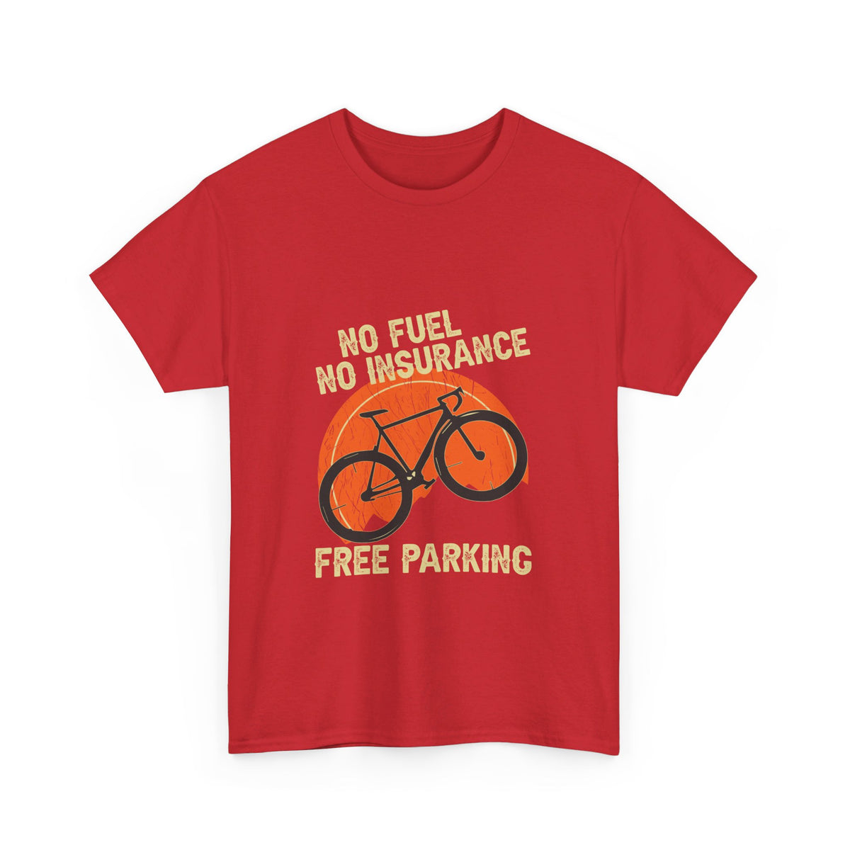Ride Free T-Shirt in Red colour
