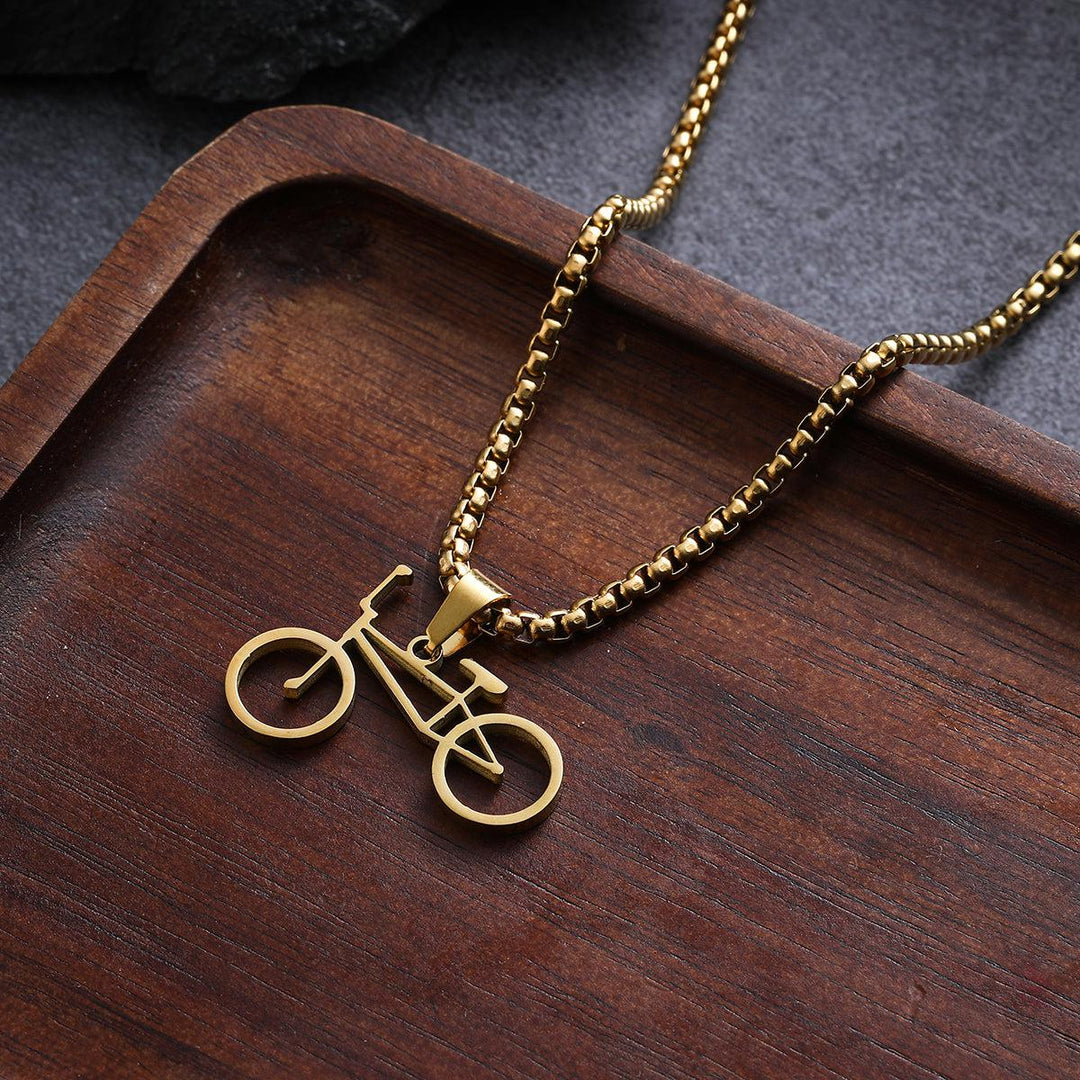 BMX Bike Necklace - 316L Stainless Steel