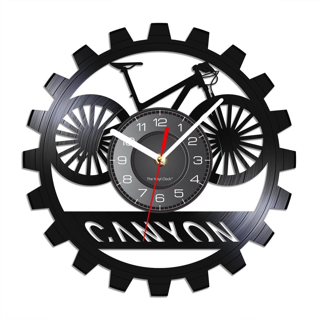 Cycolinks Canyon MTB Vinyl Clock