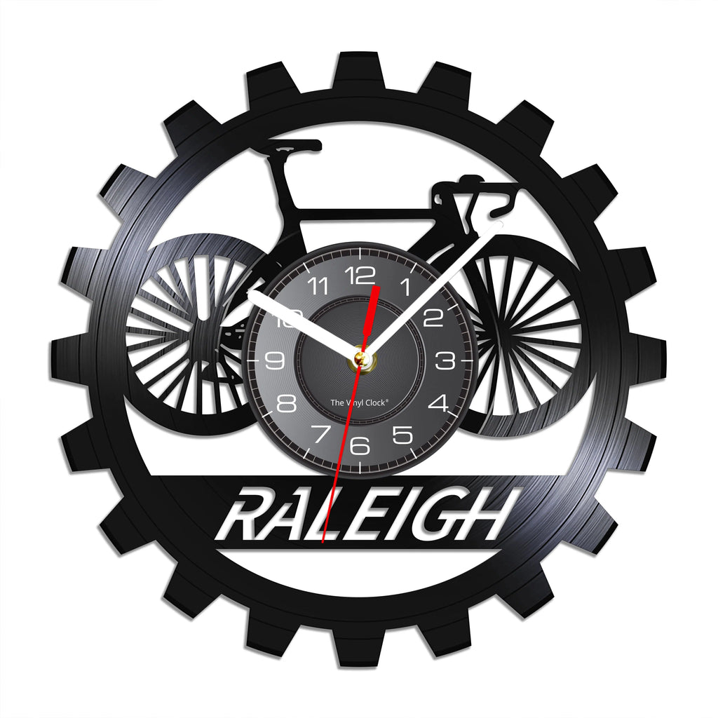 Cycolinks Raleigh Bicycle Vinyl Clock - Cycolinks