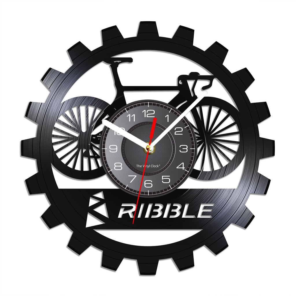 Cycolinks Ribble Bicycle Vinyl Clock
