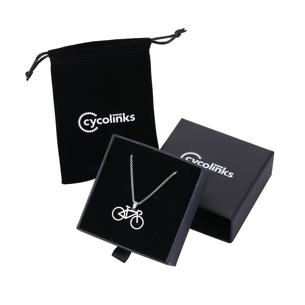 Cycolinks Road Bike Necklace Gift Box Set