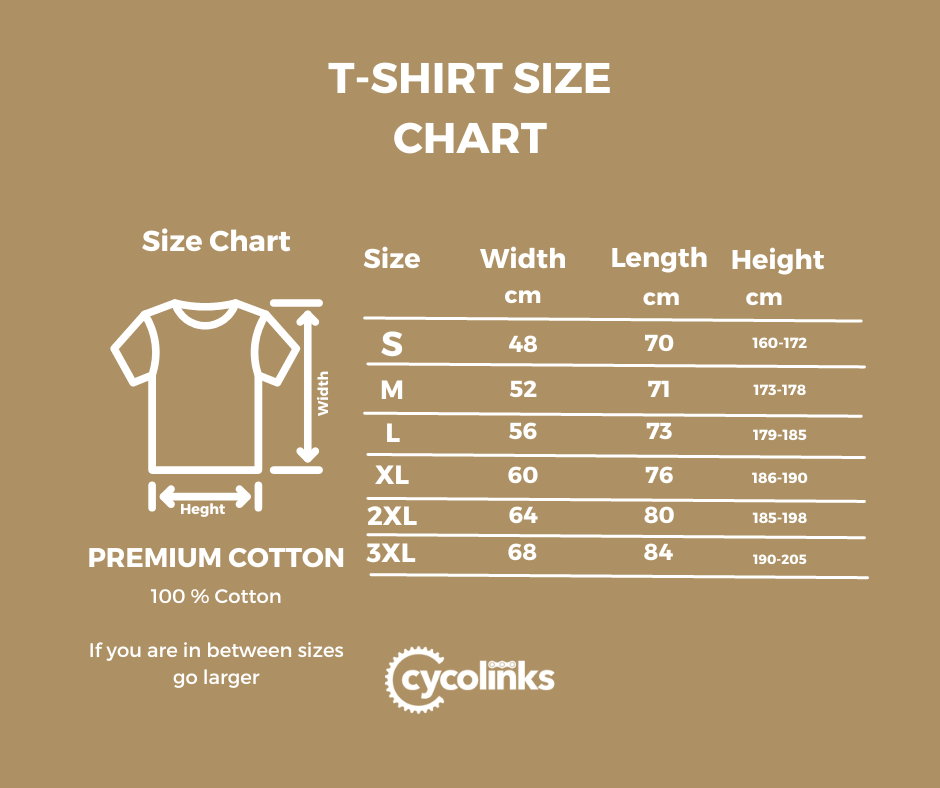 Cycolinks Road Bicycle T-Shirt - Cycolinks