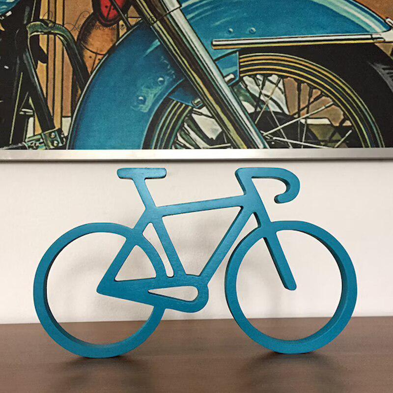 Cycolinks Wooden Road Bicycle Home Décor