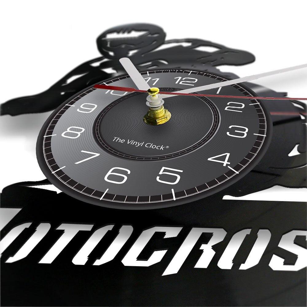 Cycolinks Professional Motocross Rider Vinyl Clock - Cycolinks