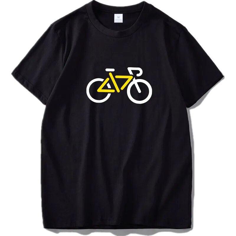Cycolinks Modern Road Bicycle T-Shirt Black