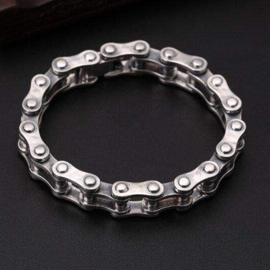 Cycolinks 925 Sterling Silver Bike Chain Bracelet 13mm Width - Cycolinks