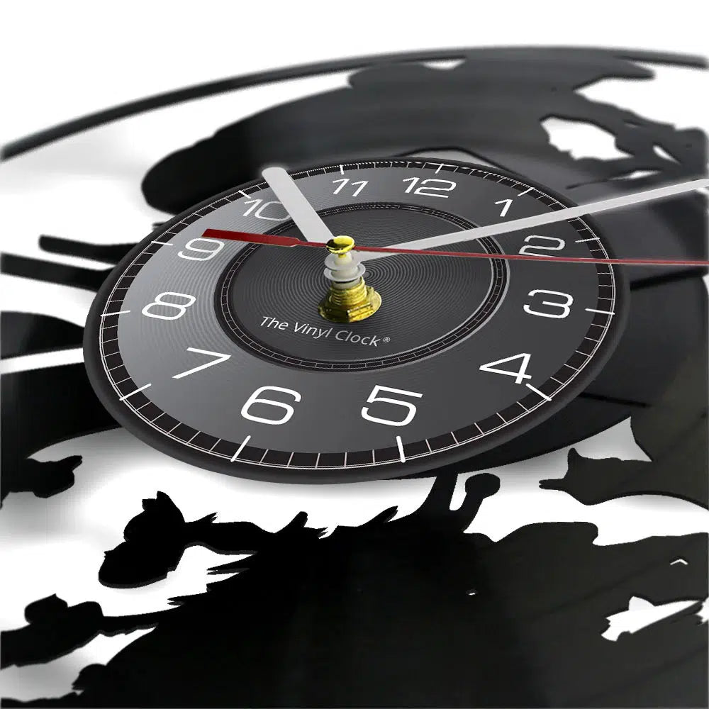 Cycolinks Scrambling Dirt Bike Vinyl Clock - Cycolinks