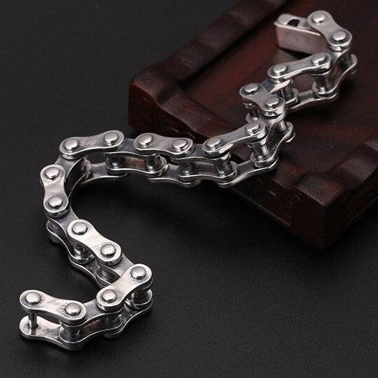 Cycolinks 925 Sterling Silver Bike Chain Bracelet 10mm - Cycolinks