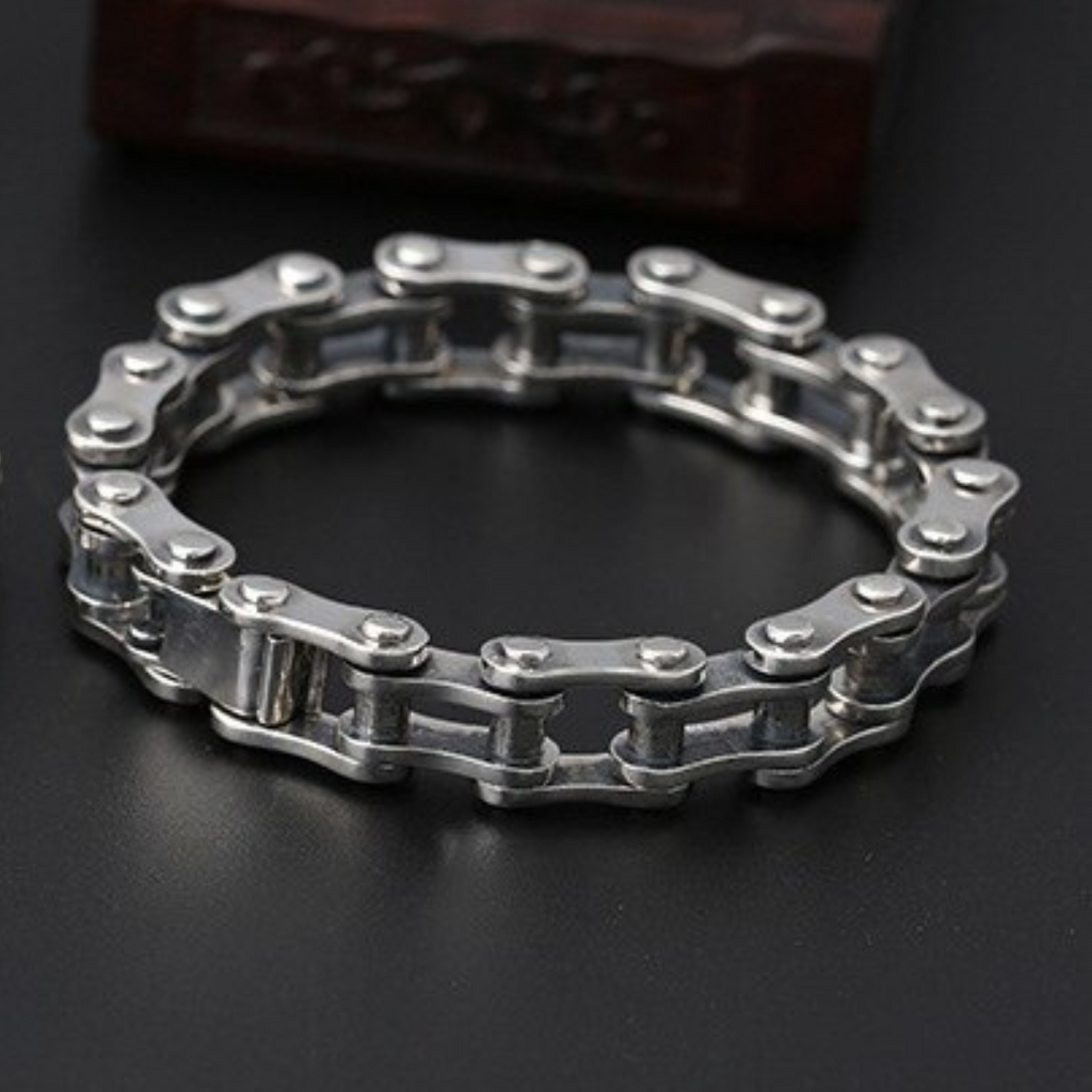 Cycolinks 925 Sterling Silver Bike Chain Bracelet 10mm - Cycolinks