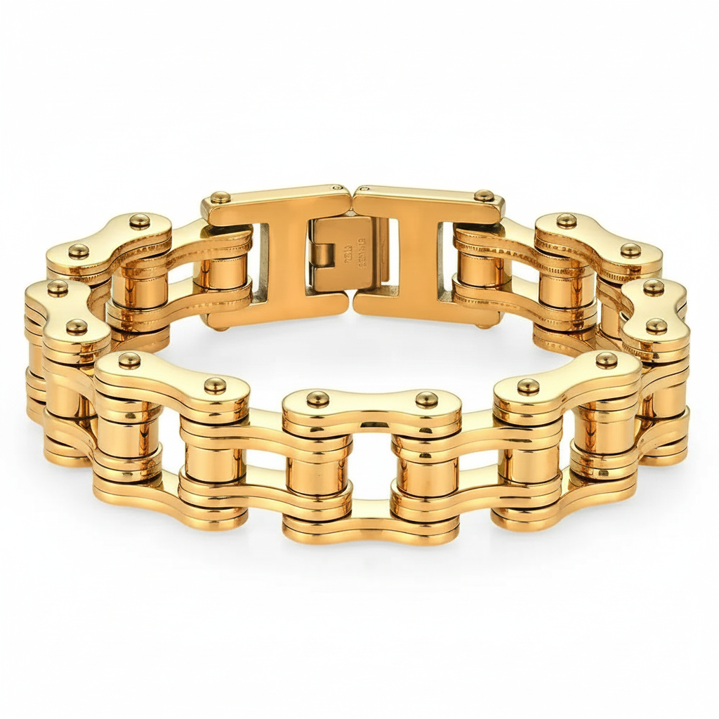 Cycolinks Stealth Gold Bike Chain Bracelet 16mm