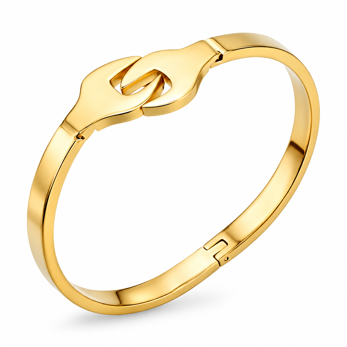 Cycolinks Stainless Steel Wrench Bangle — Gold