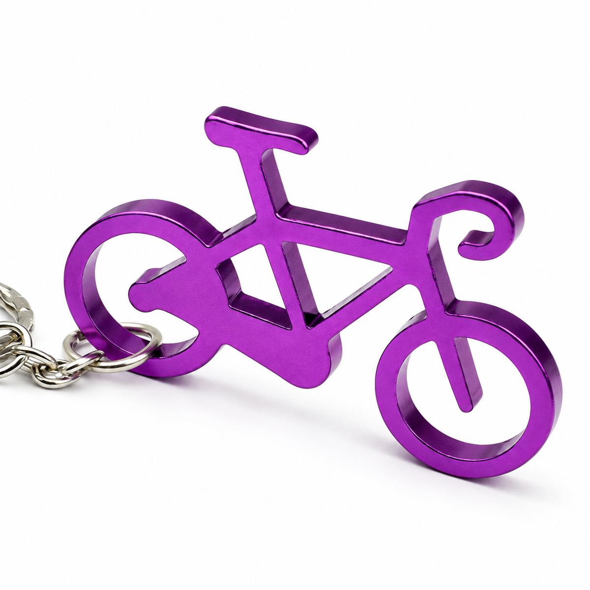 Cycolinks Bicycle Bottle Opener Keyring — product photograph on white background