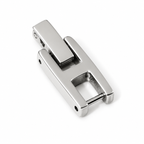7mm / Silver extension clasp