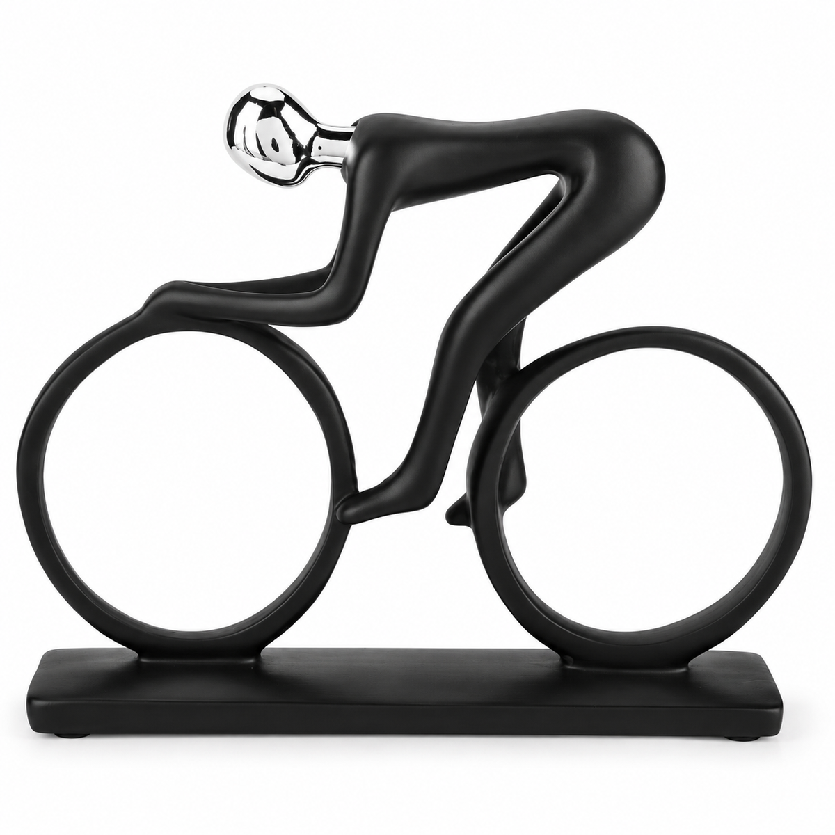 Cycolinks Modern Abstract Bicycle Sculpture — complete product on a white background
