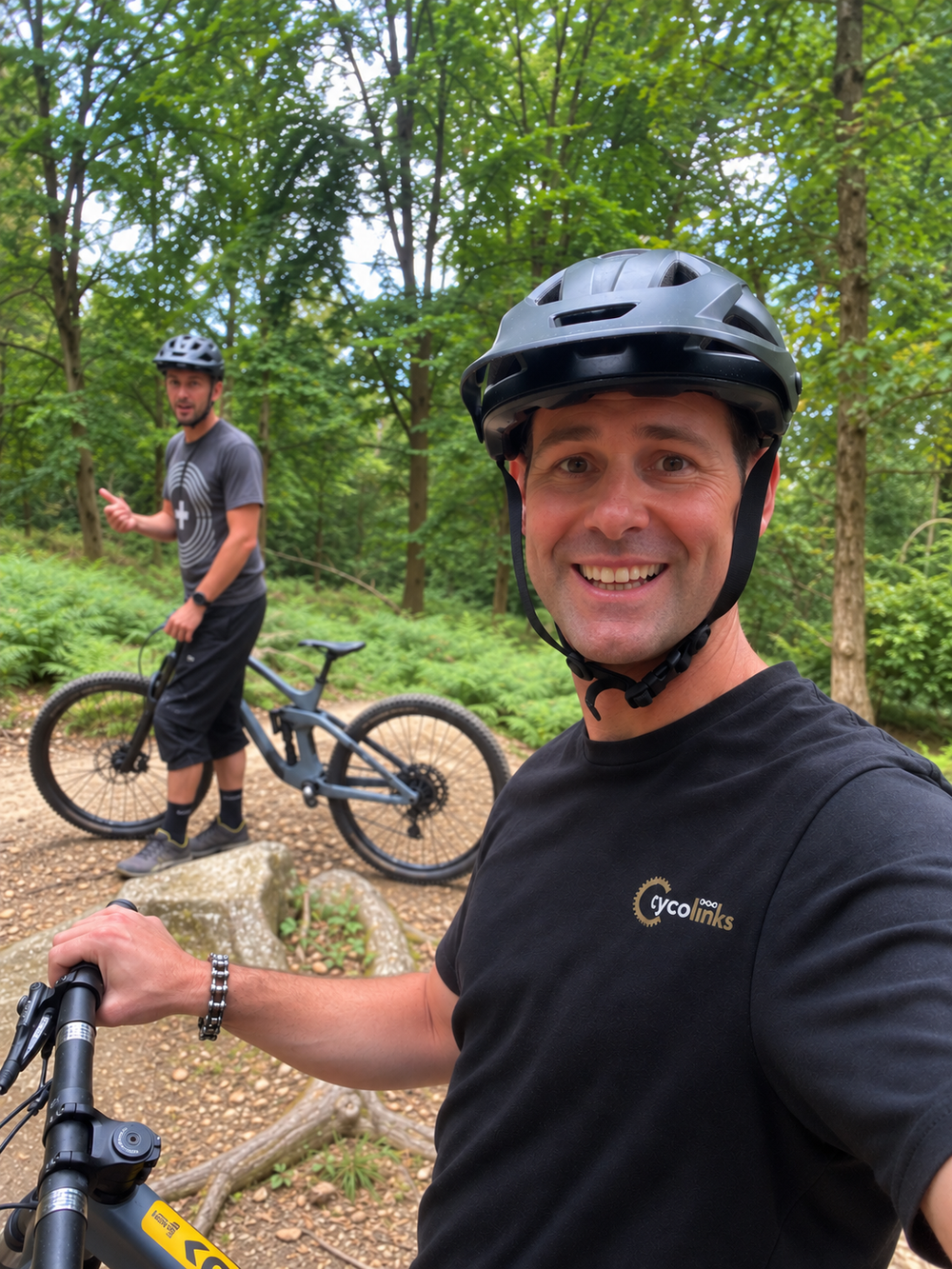 Neil, founder of Cycolinks. A rider first.