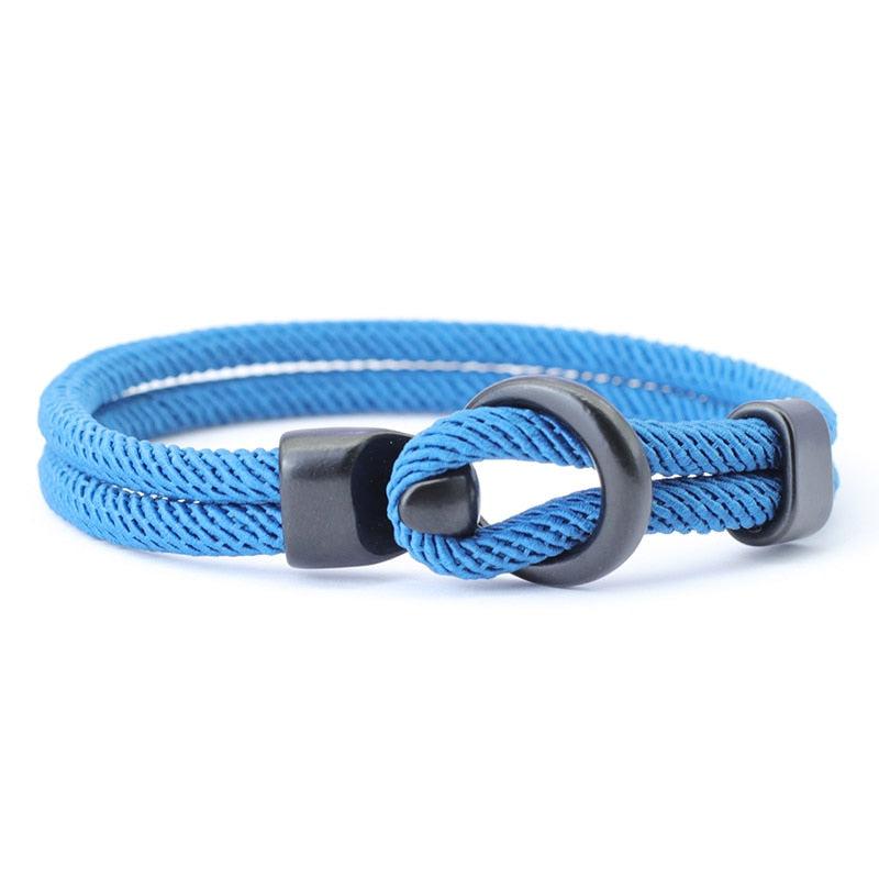 Quick Release Paracord Bracelet in Sky Blue colour