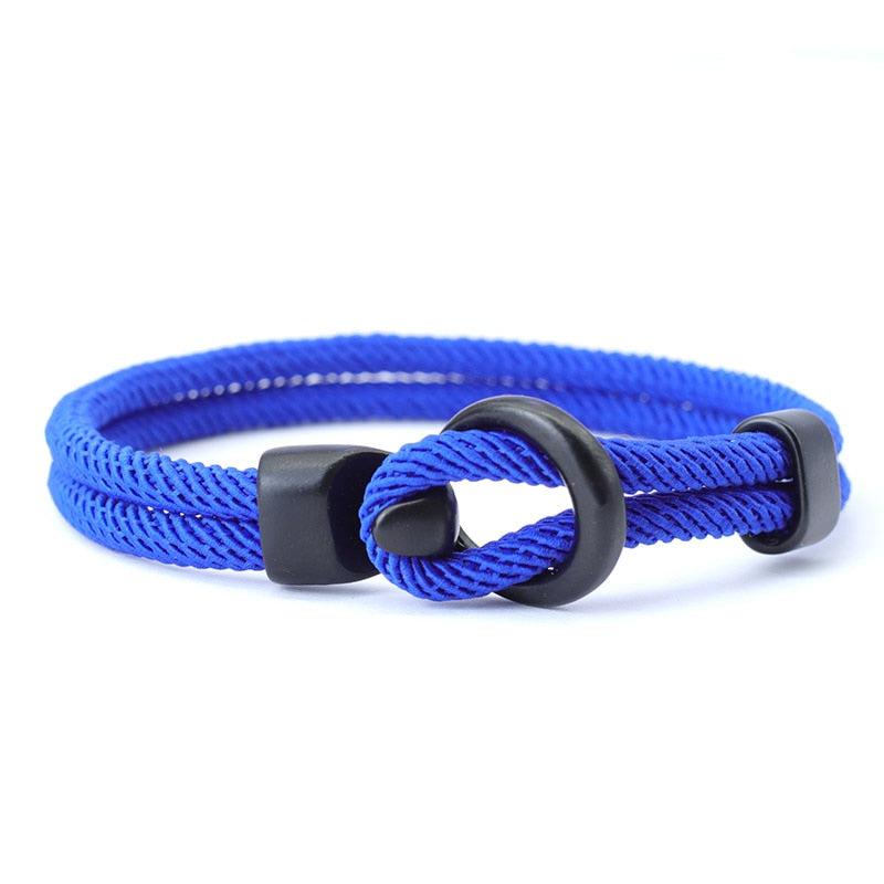 Quick Release Paracord Bracelet in Blue colour