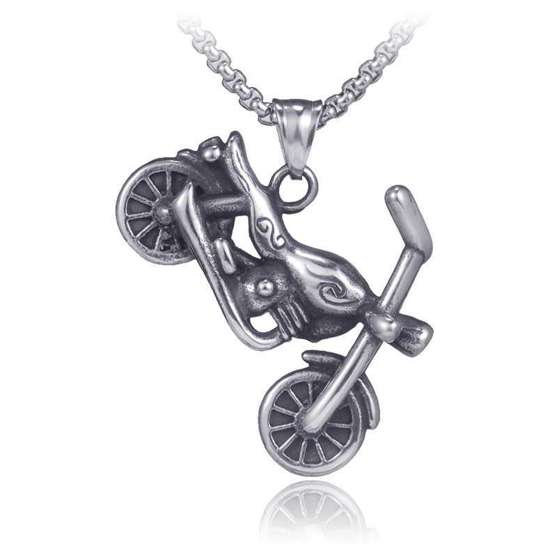 Retro Motorcycle Necklace