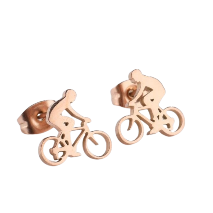 Cycolinks Titanium Steel Cycling Stud Earrings BOGOF - Cycolinks