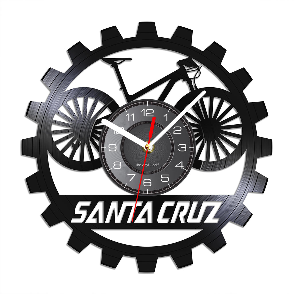 Cycolinks Santa Cruz MTB Vinyl Clock - Cycolinks
