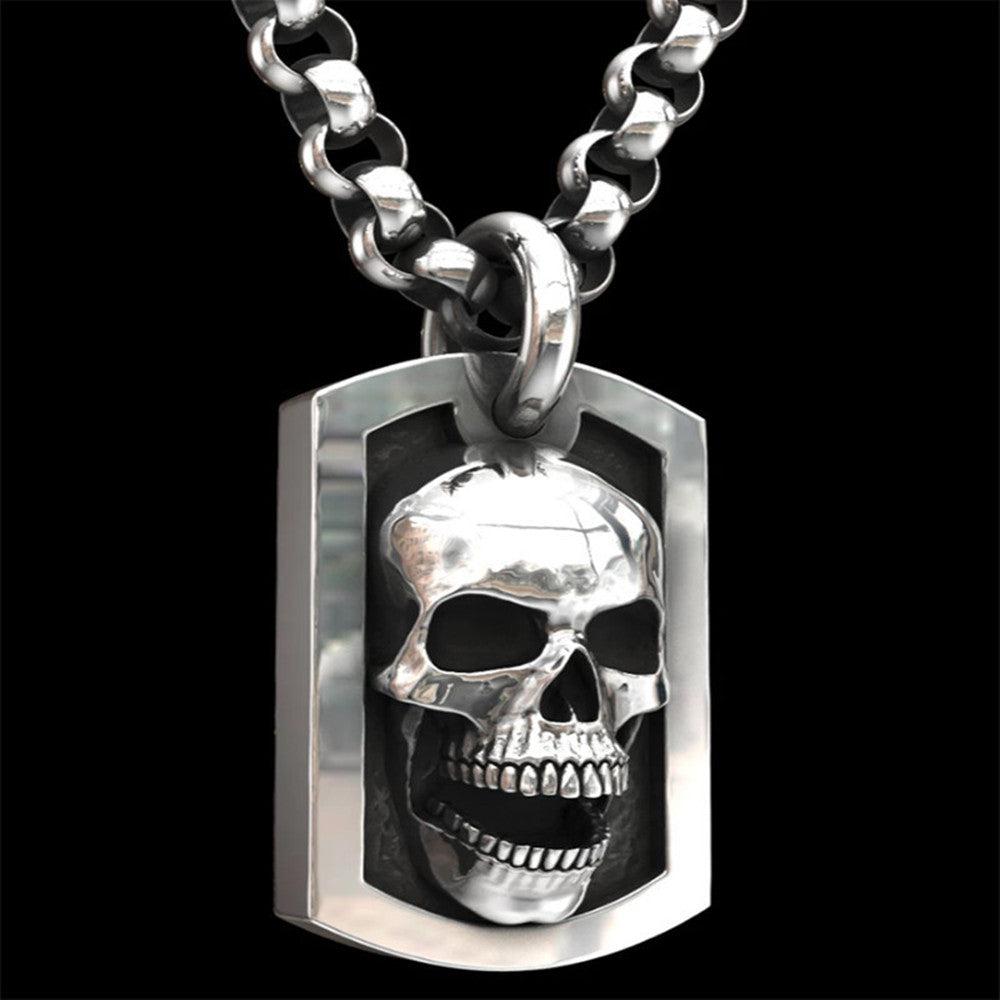 Cycolinks 3D Carved Skull Necklace - Cycolinks