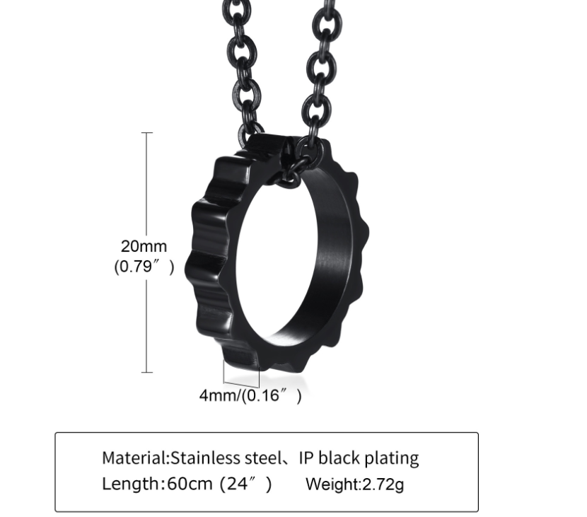 Cycolinks Chain Ring Biker Necklace BOGOF - Cycolinks