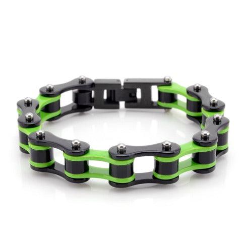 Cycolinks Kawasaki Green Bike Chain Bracelet BOGOF - Cycolinks