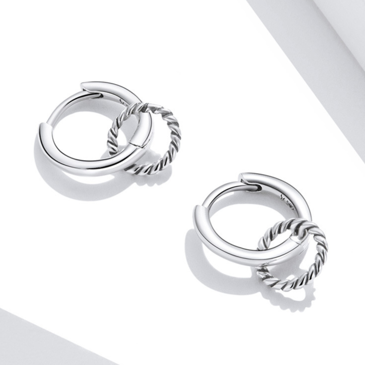 Cycolinks Double Hoop Earrings - Cycolinks