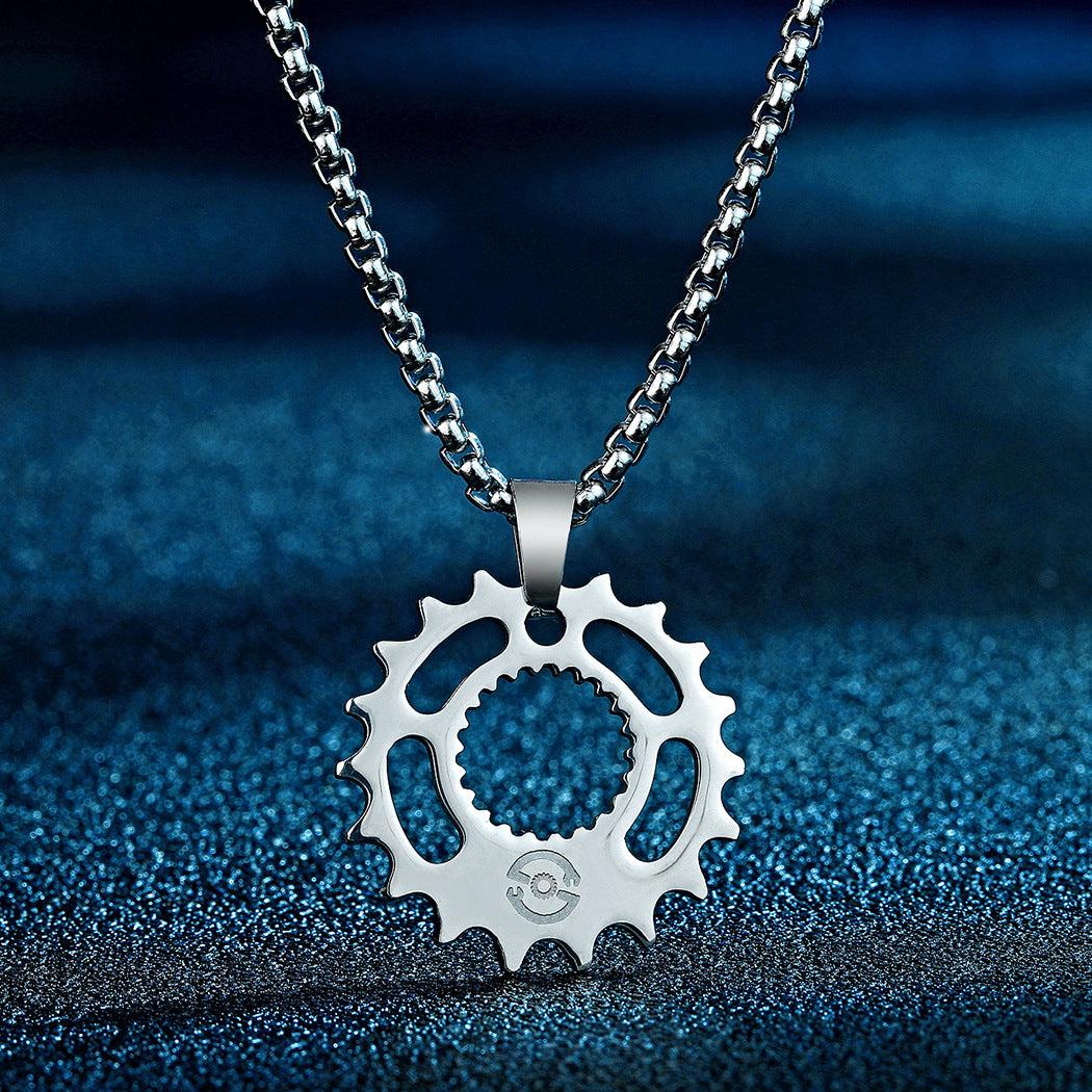 bicycle chain gear Cycolinks Sprocket Gear Necklace
