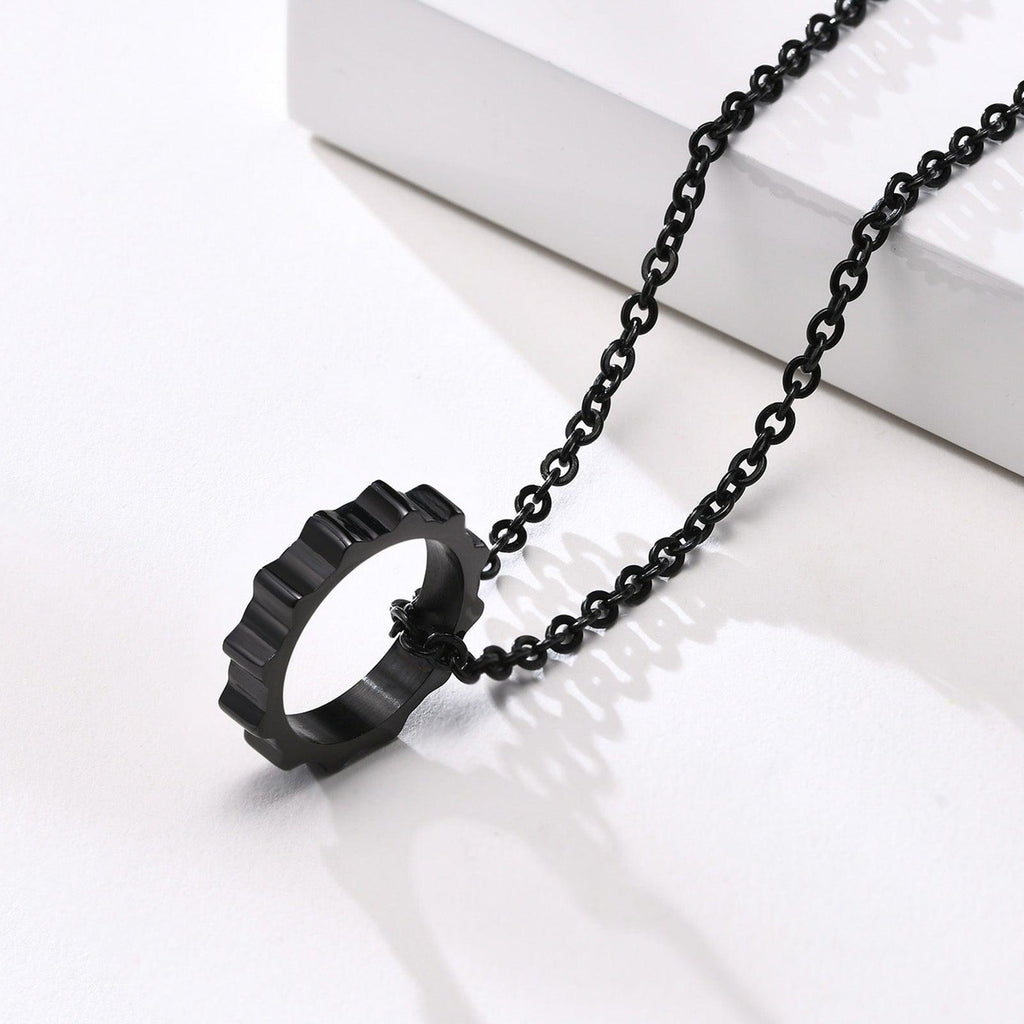 Cycolinks Chain Ring Biker Necklace - Cycolinks