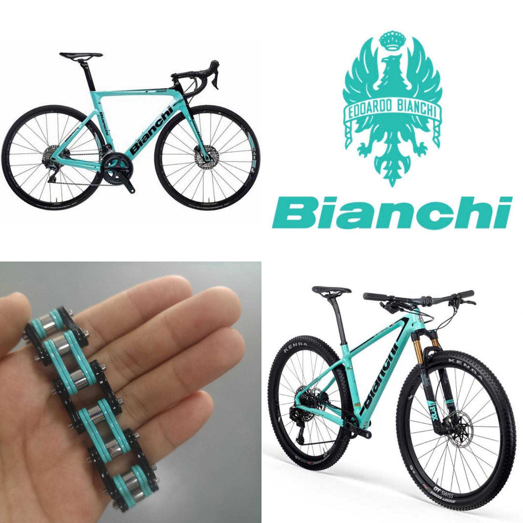 Cycolinks Bianche Celeste Bike Chain Bracelet - Cycolinks