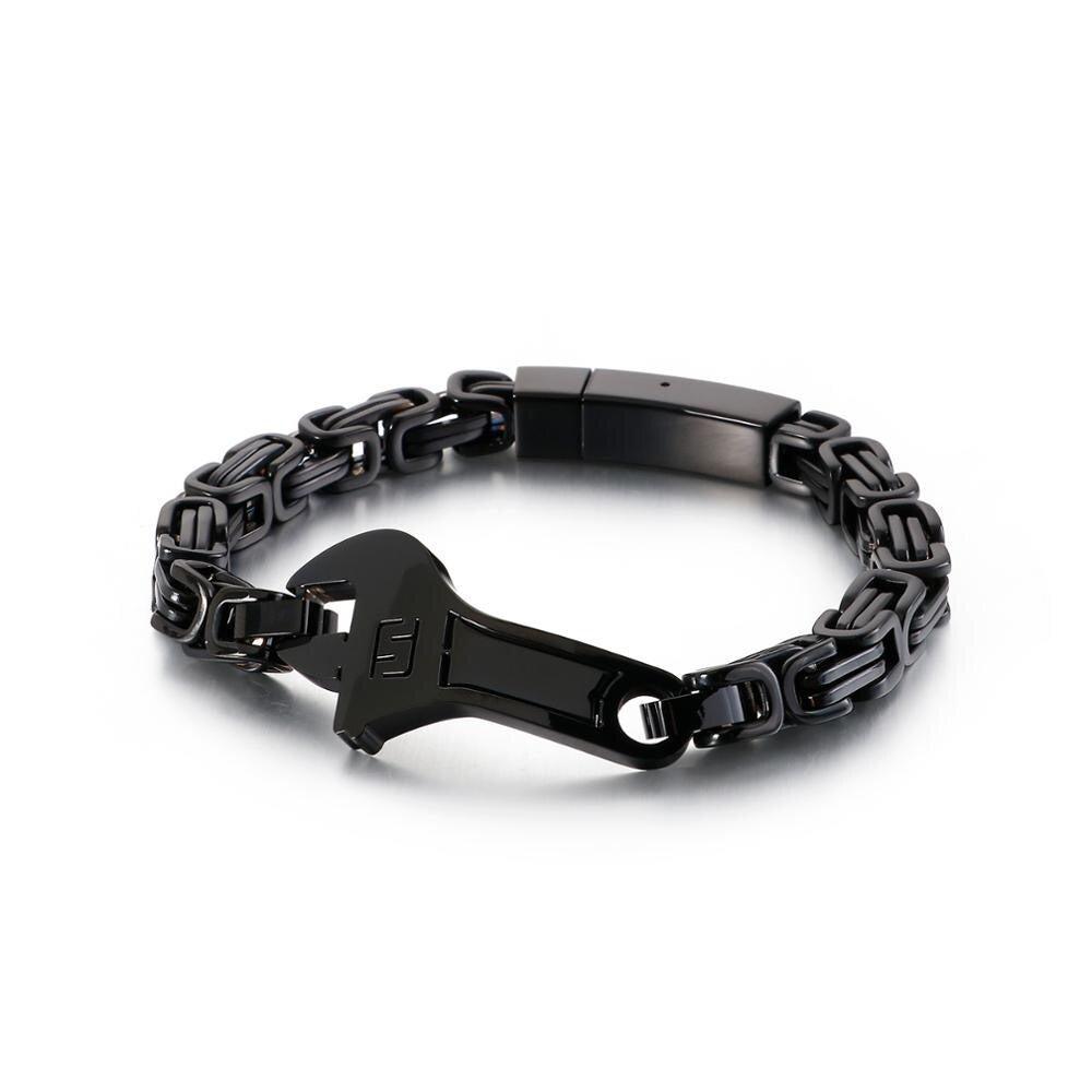 Cycolinks Leather Bike Chain Bracelet Gift for Men Biker Cyclist