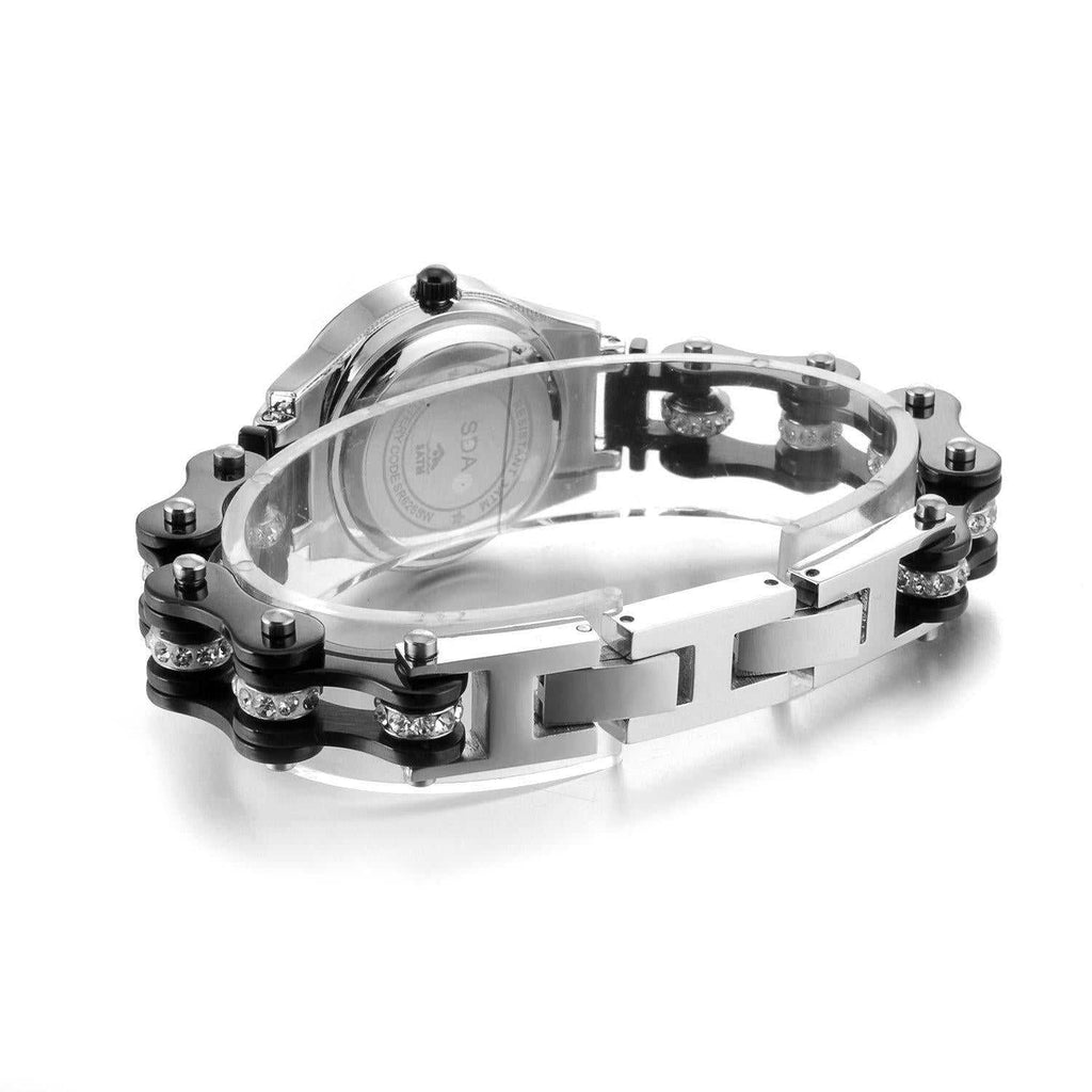 Cycolinks Crystal Quartz Watch - FREE Bracelet - Cycolinks
