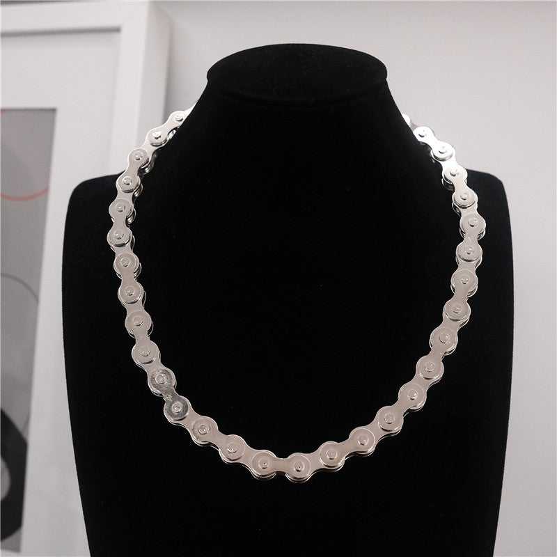 Retro Bike Chain Necklace