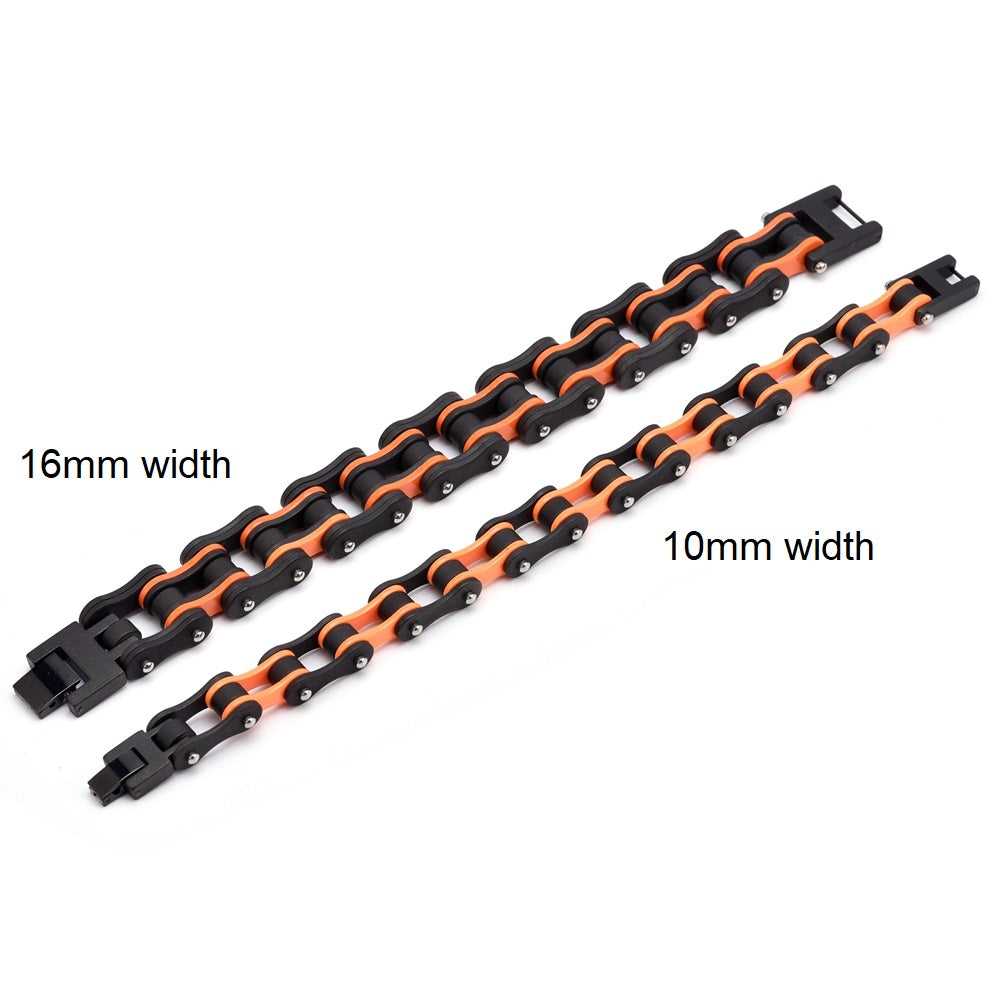 Cycolinks Stealth Matt Orange 16mm Bracelet - Cycolinks