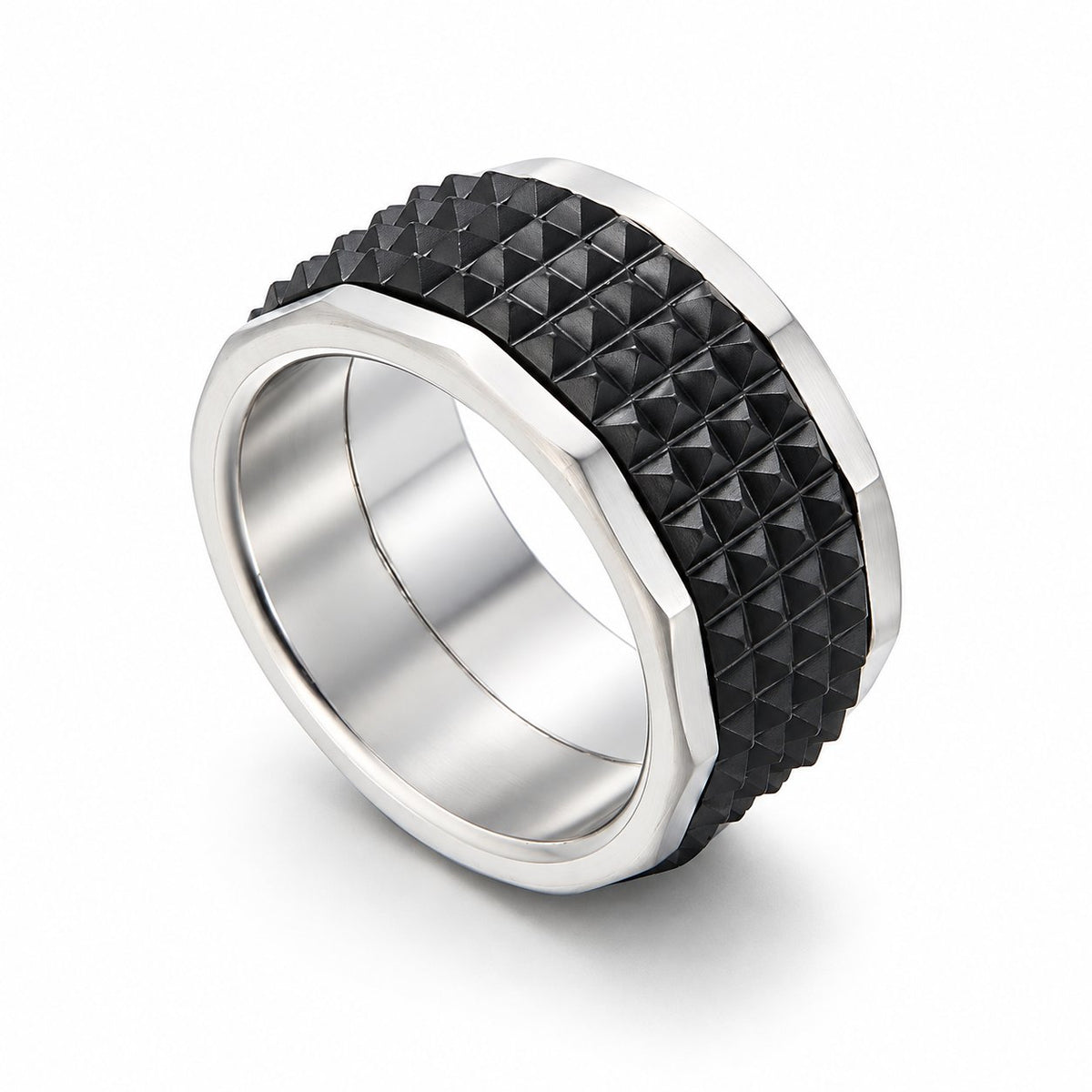 Cycolinks Studded Pyramid Ring on a white background