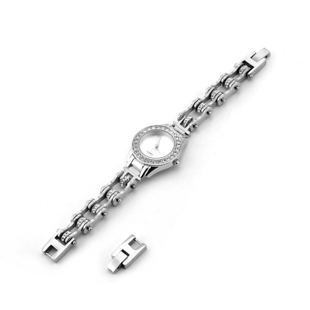 Cycolinks Crystal Quartz Watch - FREE Bracelet - Cycolinks