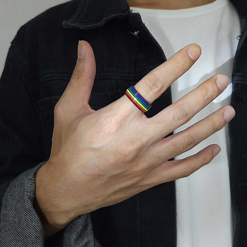 Cycolinks Pride Rainbow Unisex Ring - Cycolinks