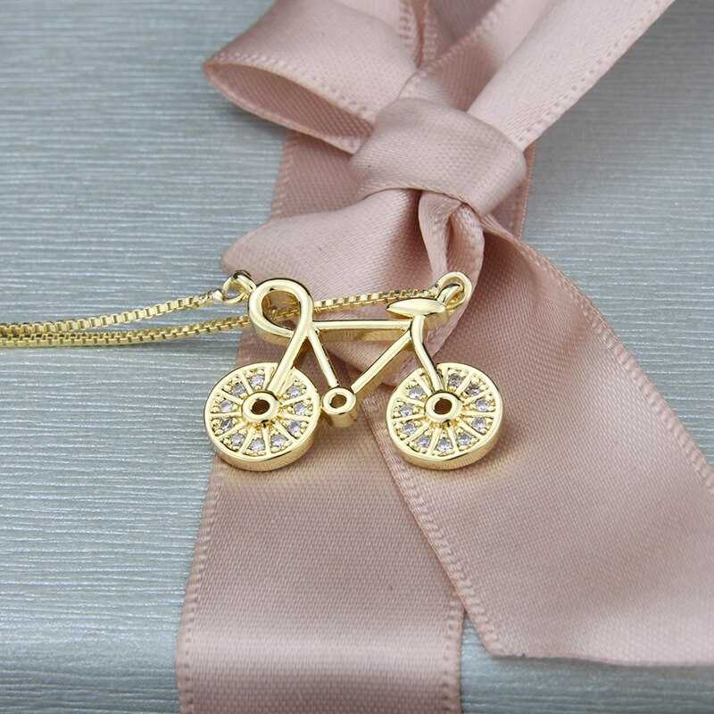 Cycolinks Copper Bicycle Necklace - Cycolinks