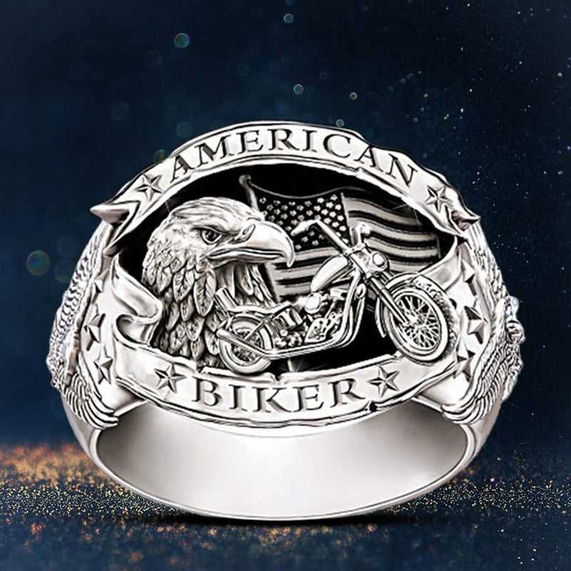 Cycolinks American Biker Motorcycle Ring - Cycolinks