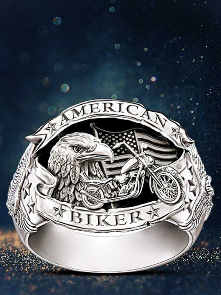 Cycolinks American Biker Motorcycle Ring - Cycolinks